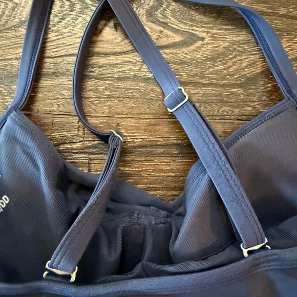 Athleta Twist Up Tankini Swim Set Navy Blue Top 32D/DD & Bottom Small S - Picture 10 of 14